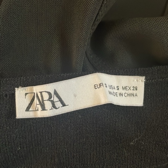 Zara knit midi dress with corset mesh insert - Picture 5 of 12